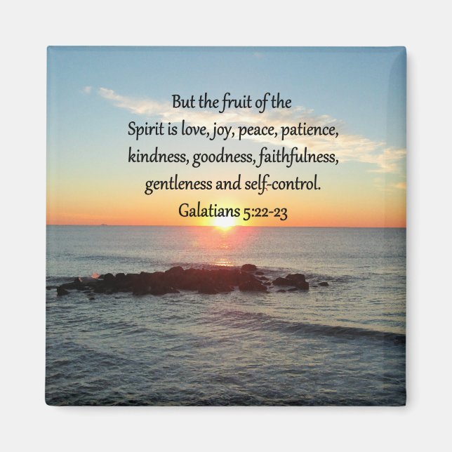 AIMANT GALATIENS 5 FRUITS DE L'ESPRIT (Devant)