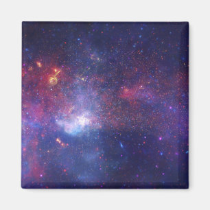 Aimant Galaxie brillante dans l'espace