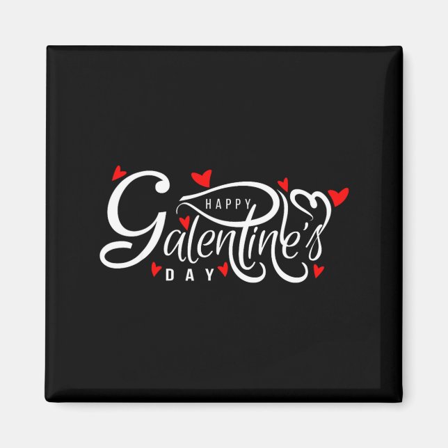Aimant Galentines Day Valentines Day Female Friendship Ga (Devant)