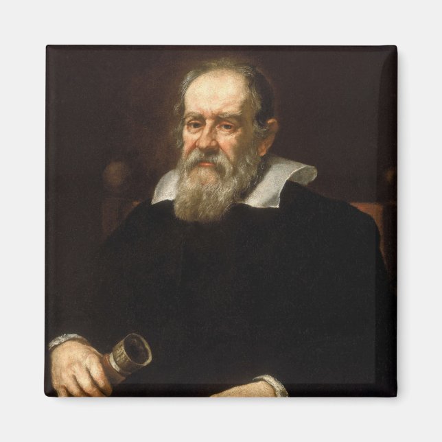 Aimant Galileo Galilei : Père de la science et de l'astro (Devant)