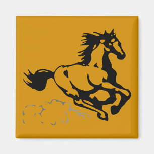Aimant Galloping Horse sauvage et libre