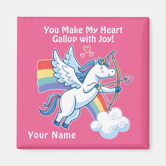 Aimant Galloping Unicorn Cupid's Love Magic (Devant)