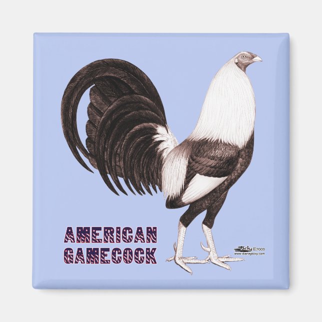 Aimant Gamecock Sepia (Devant)
