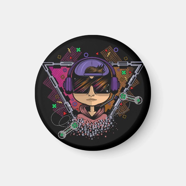 Aimant Gamer Boy (Devant)