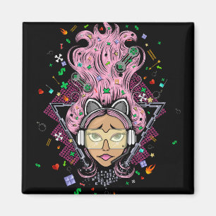Aimant Gamer fille