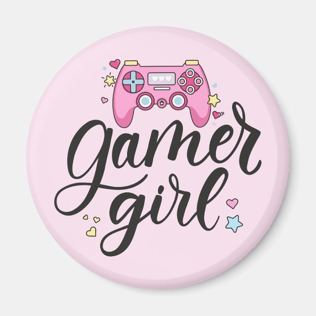 Aimant Gamer fille (Devant)