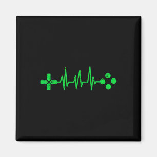 Aimant Gamer Geeks Heartbeat Gaming