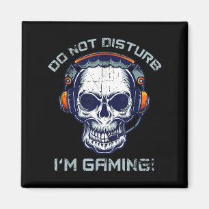 Aimant Gamer - Ne pas déranger Je suis Jeu - Jeu Cadeau