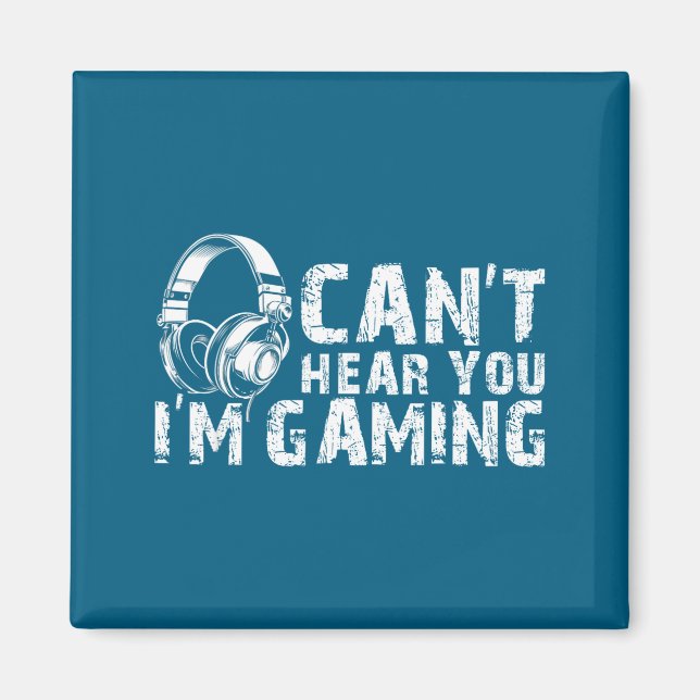 Aimant Gaming Zone Focus Gamer Tee Funny Quote  (Devant)