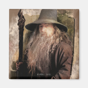 Aimant Gandalf avec le personnel