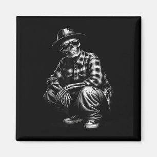 Aimant Gangster squelette mexicain cool homie cholo chica