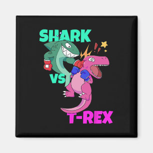 Aimant Gants de boxe requin contre dinosaure T Rex pour e