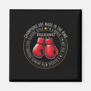 Aimant Gants De Boxe Rétro Aimer Cadeaux Pour Boxers 5