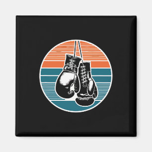 Aimant Gants de boxe rétro Kickboxing Sunset Amateur de b