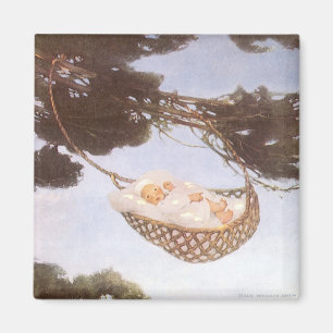 Aimant Garçon dans Hassoc Tree par Jessie Willcox Smith