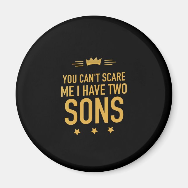 Aimant Garçon fils Funny mère cadeau jour pour mère sa mè (Devant)