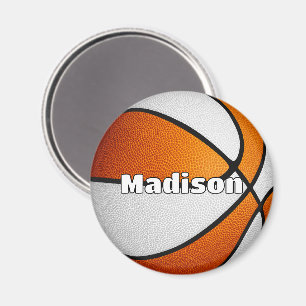 Aimant garçons filles basketball couleurs de l'équipe ora