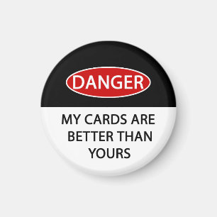 Aimant Garde de carte de danger