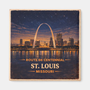 Aimant Garde-mémoire du centenaire de la route 66 de St L
