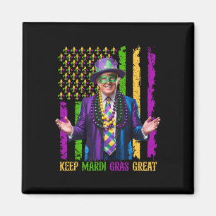 Aimant Garder Mardi Gras Grand Amusant Trump Hommes Femme