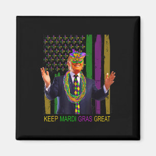 Aimant Garder Mardi Gras Grand Drôle Trump Mardi Gras 202