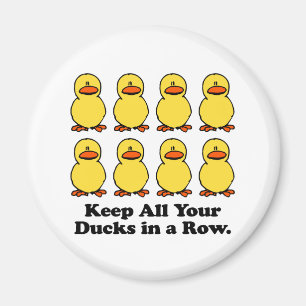 Aimant Garder tous ses canards dans le même rang