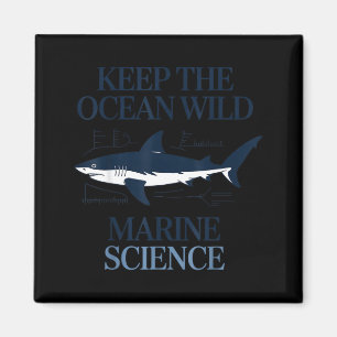 Aimant Gardez la science marine de la nature sauvage océa