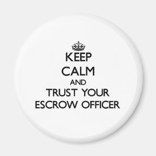 Aimant Gardez le calme et faites confiance à votre