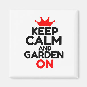 AIMANT GARDEZ LE CALME ET LE JARDIN