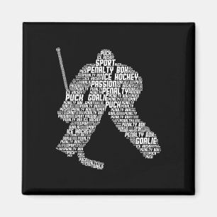 Aimant Gardien de hockey sur glace hockey jeunesse hommes