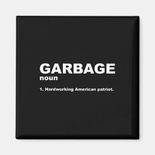 Aimant Garge Noun Américain Travailleur Soutien Trump 202