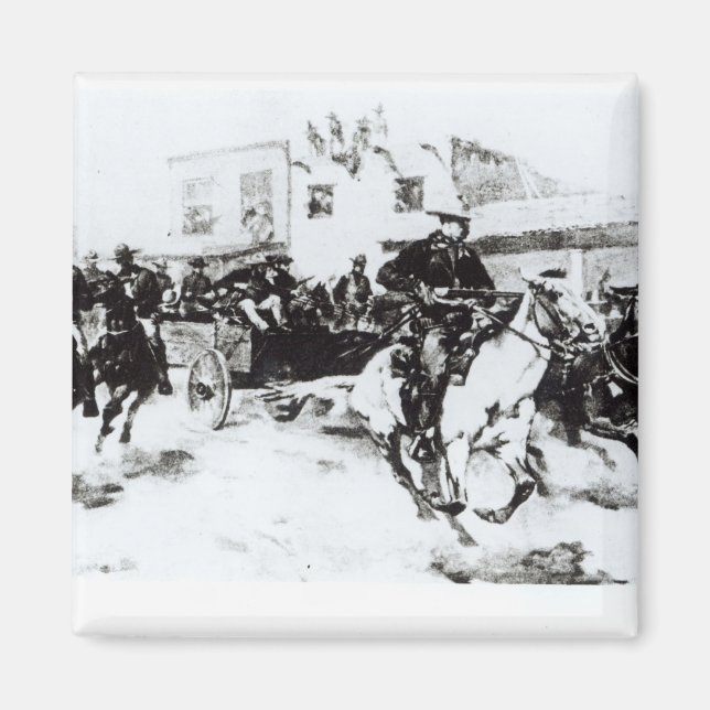 Aimant Garret fait entrer Billy the Kid, 1880 (Devant)