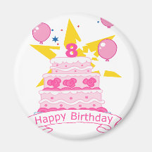 Gâteau d'anniversaire de 8 ans
