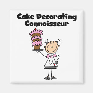 Aimant Gâteau femelle décorant le connaisseur