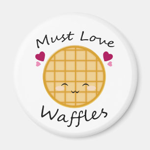 Aimant gaufre de Kawaii