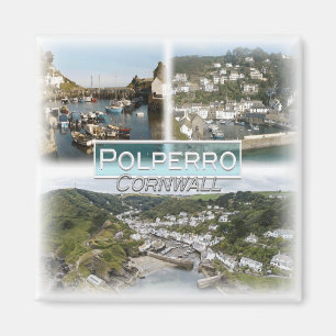 Aimant GB0157 Europe, Angleterre, Cornwall, Polperro, Fri