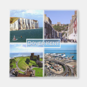 Aimant GB Dover Kent - Dover Castle - White Cliff - Casta