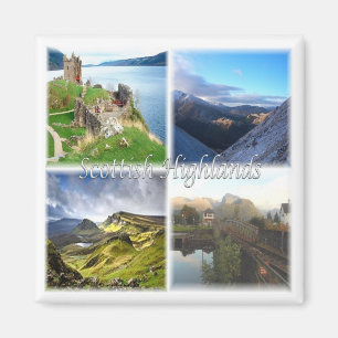 Aimant GB Scotland Highlands Ben Nevis Loch Ness