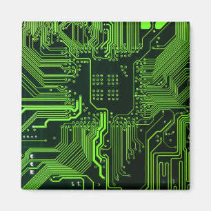 Aimant Geek de la carte de circuit électronique Nerd PCB