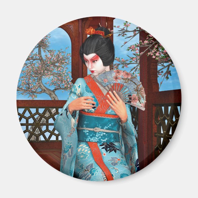 Aimant Geisha (Devant)