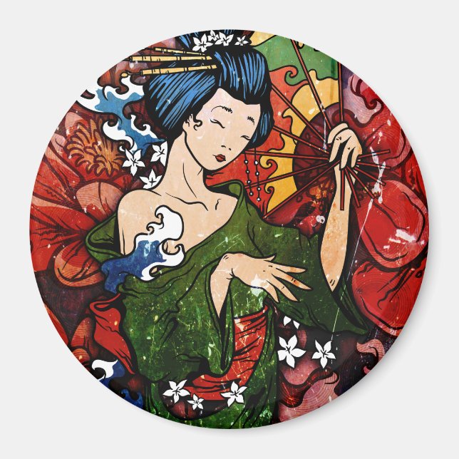 Aimant Geisha (Devant)