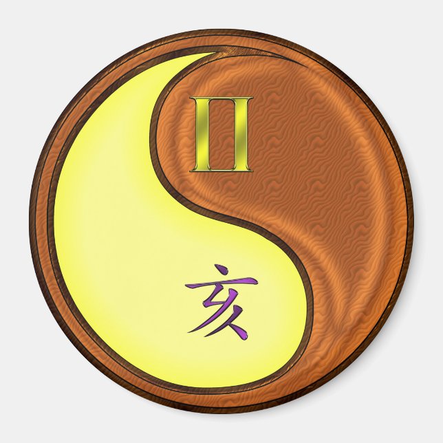 Aimant Gemini & Wood Boar (Devant)