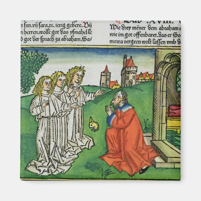 Aimant Genèse 18 2 Abraham et les Trois Anges, de (Devant)