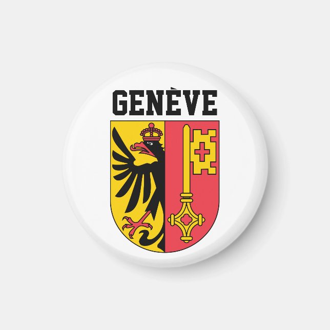 Aimant Genève, Suisse - blason (Devant)