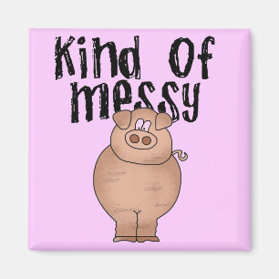 Aimant Genre de porc de T-shirts et de cadeaux malpropres
