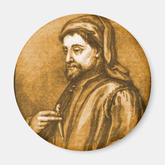 Aimant Geoffrey Chaucer (Devant)