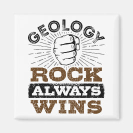 Aimant Géologie Rock gagne toujours