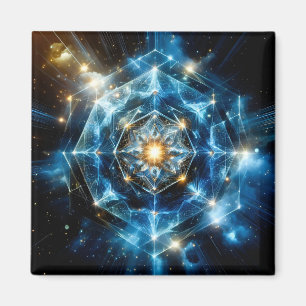 Aimant Géométrie cosmique mandala étoile univers abstrait
