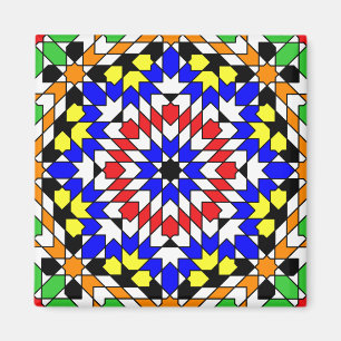 Aimant géométrique islamique de motif