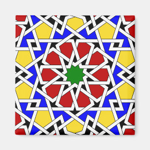Aimant géométrique islamique de motif